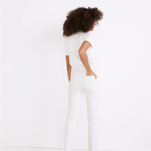 NWT Madewell The Perfect Vintage Jean in Tile white The High Rise size 28 Tall - Picture 4 of 15